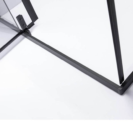 Kabina prysznicowa czarna kwadratowa 90x90 szkło 6mm 23178198