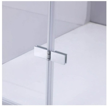 Drzwi prysznicowe 90 składane ścianka szkło 6mm 23178184