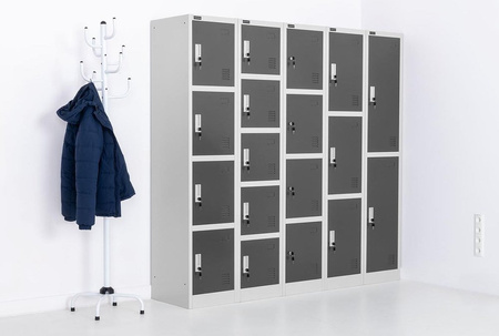 Szafa metalowa Fromm & Starck - 2 przegrody - zamki (wymiary: 38 x 45 x 185 cm) 45674776