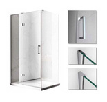 Kabina prysznicowa 100x80 szkło uchylna 23178214