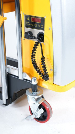 Wózek paletowy/platformowy podnośnikowy elektryczny GermanTech (max wysokość: 85-1200 mm, udźwig: 400 kg, długość wideł: 650 mm) 99724819