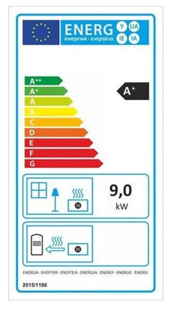 Piec piecyk kominek stalowy na drewno wolnostojący  9kW - spełnia anty-smogowy EkoProjekt 48280260