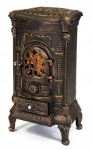 Piec koza żeliwny 8-10kW (kolor: brąz) - spełnia anty-smogowy EkoProjekt 04483309