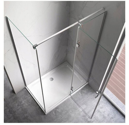 Kabina prysznicowa 120x90 szkło uchylna 23178215