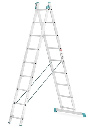 Drabina uniwersalna Aloss 2x9 (wysokość robocza: 5,40m) 99674733