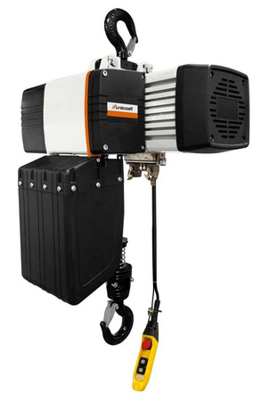 Wyciągarka elektryczna łańcuchowa (udźwig: 2 T, wysoość podnoszenia: 6 m) + Wózek elektryczny (udźwig: 2 T, szerokość szyny: 74-180 mm) 32278893