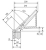 Ręczna zaginarka do blachy Metallkraft (maks. szerokość robocza: 1270mm, maks. grubość blachy: 2,0mm) 32269349