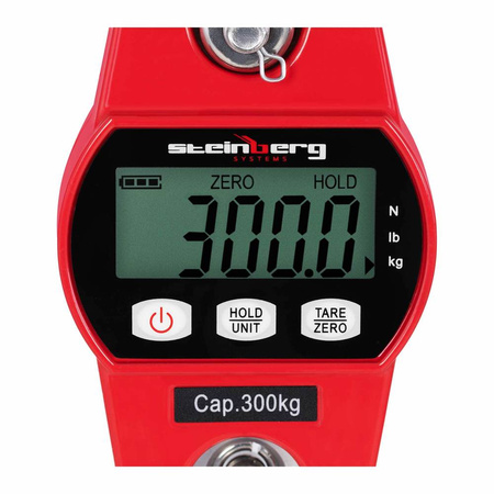 Waga hakowa Steinberg Systems - 100 g - czerwona (udźwig: 300 kg) 45674876