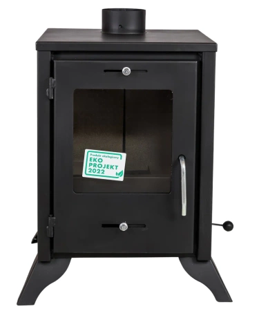 Piec wolnostojący stalowy 6,8kW na drewno (średnica wylotu spalin: 120mm) - spełnia anty-smogowy EkoProjekt 65882973
