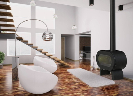 Piec wolnostojący 10kW Fifty Arche (średnica wylotu spalin: 150mm, kolor: antracyt) - spełnia anty-smogowy EkoProjekt 86868882