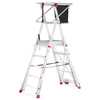 Drabina magazynowa jezdna FARAONE z wejściem jednostronnym (wysokość robocza: 310-418cm) 99679708