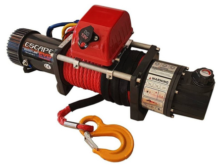 Wyciągarka Escape EVO 12000 lbs [5443 kg] Dual Speed z liną syntetyczną 12V (lina: 10 mm w oplocie 28 m 9500 kg +hak) 81877734