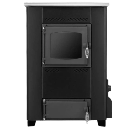 Kuchnia węglowa kocioł piec CO z płaszczem wodnym 19-25kW (kolor: czarny, średnica wylotu spalin: 148 mm) - spełnia anty-smogowy EkoProjekt 99682507