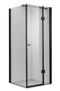 Kabina prysznicowa kwadratowa Czarna Black 90x90 szkło 6mm 23180044