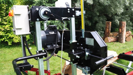 Trak taśmowy elektryczny (maksymalne wymiary obrabianego elementu: 660x178x2794 mm, moc: 5,5 kw) 44379140