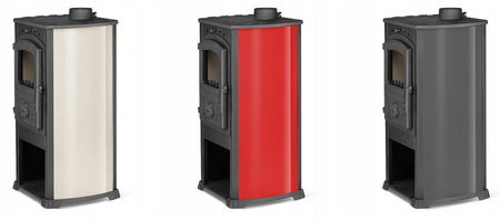 Piec wolnostojący 7,3-10kW (kolor: czerwony, wylot spalin: 120mm) - spełnia anty-smogowy EkoProjekt 99672873