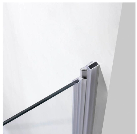 Drzwi prysznicowe 90 składane ścianka szkło 6mm 23178184