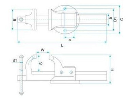 Imadło ślusarskie (szerokość szczęk: 100-180 mm) 27072729