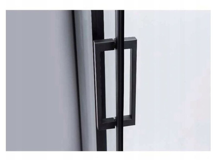 Kabina prysznicowa czarna 110x90 szkło 8mm 23178230