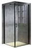 Kabina prysznicowa 90x90 szkło 6mm kwadrat czarna 23178196