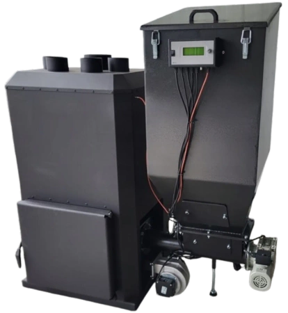 Piec nadmuchowy 35kW, blacha kotłowa 6mm (paliwo: węgiel ekogroszek, pellet) - spełnia anty-smogowy EkoProjekt 95482884