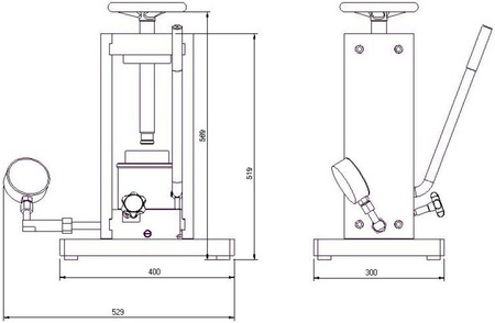 Prasa laboratoryjna (max siła na tłoczysku - 20T) 58714835