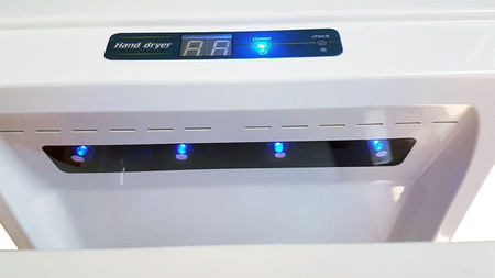 Automatyczna suszarka biała do rąk profesjonalna kieszeniowa - bardzo szybka 44578411