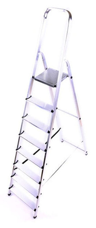 Drabina domowa aluminiowa jednostronna 4 stopniowa (wysokość robocza: 2,90m) 99674632