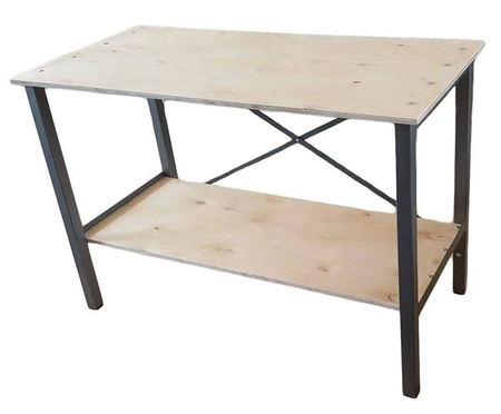 Stół warsztatowy narzędziowy stabilny wyk. profil (obciążenie: 150 kg, wymiary: 850x600x1250 mm) 18276598
