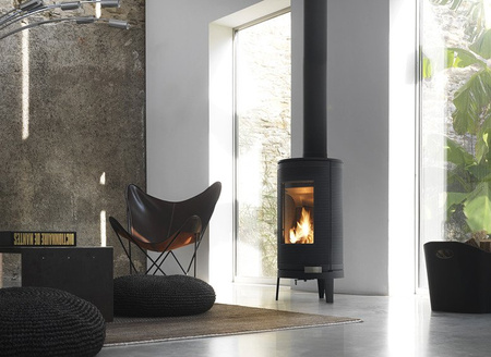 Piec wolnostojący 7kW Okino (wylot spalin: góra, kolor: antracyt) - spełnia anty-smogowy EkoProjekt 86854923