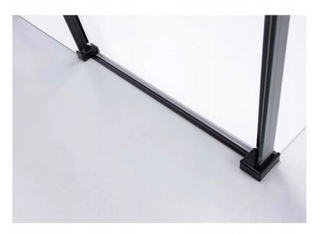 Kabina prysznicowa 100x90 szkło 8mm czarna 23178249