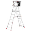 Drabina magazynowa jezdna FARAONE z wejściem jednostronnym (wysokość robocza: 310-418cm) 99679708