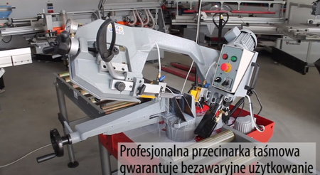 Piła taśmowa do cięcia metalu Holzmann (długość taśmy: 2480 mm, moc: 1,5 kW) 44376257