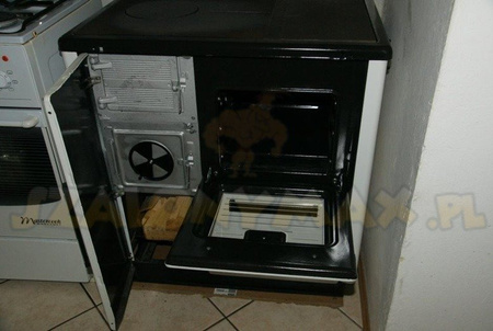 Kuchnia, angielka, moc kuchni/wody: 9,2/3,2kW, Jawor z wężownicą (nieobudowana, kolor: biało brązowy) - spełnia anty-smogowy EkoProjekt 25980270