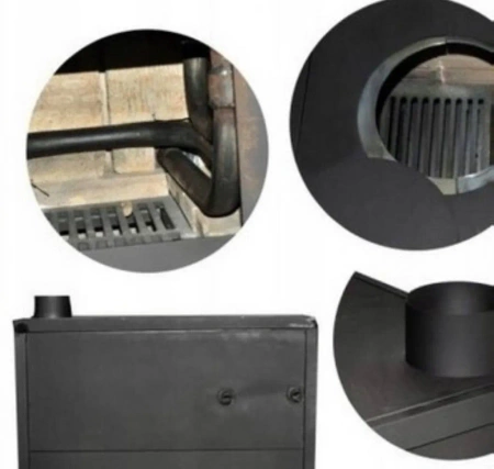 Piec kuchenka kuchnia westfalka z płaszczem wodnym i piekarnikiem 10/12 kW (średnica wylotu spalin: prawy 130 mm) - spełnia anty-smogowy EkoProjekt 04482075