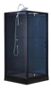 Kabina prysznicowa narożna 90x90 niski czarna brodzik 23178257