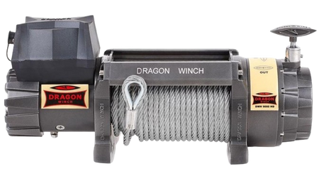 Wyciągarka samochodowa Dragon Winch Highlander DWH 9000 HD 12V, z liną syntetyczną 30m, hamulec dynamiczny (udźwig: 9000 lb/ 4082 kg, silnik: 9KM) 55925178