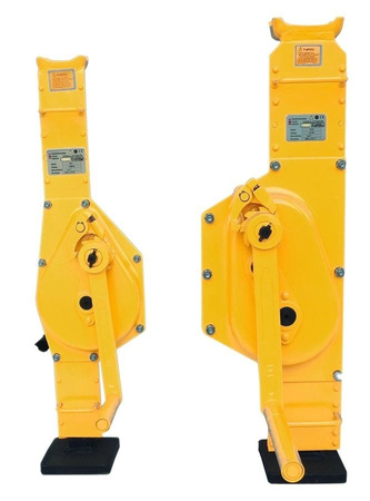 Korbowy podnośnik kolejowy zębatkowy (udźwig: 10000kg, wysokość: 800mm) 80166768
