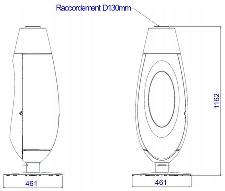 Piec wolnostojący 5kW Ovatio (kolor: antracyt) - spełnia anty-smogowy EkoProjekt 86872840