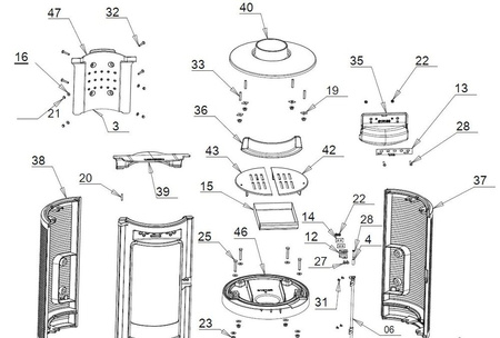 Piec wolnostojący 7kW Okino (wylot spalin: góra, kolor: antracyt) - spełnia anty-smogowy EkoProjekt 86854923