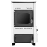 Kuchnia węglowa kocioł piec CO z płaszczem wodnym 10-12kW (kolor: biały, średnica wylotu spalin: 118 mm) - spełnia anty-smogowy EkoProjekt 99682647