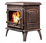 Piec koza żeliwny 12,8kW (kolor: brąz) - spełnia anty-smogowy EkoProjekt 04482073