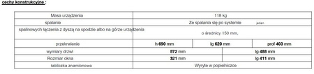 Piec wolnostojący 8kW Carolo z dolotem powietrza (kolor: antracyt) - spełnia anty-smogowy EkoProjekt 86876391