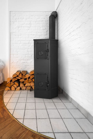 Piec stalowo-żeliwny 6kW (średnica wylotu spalin: 120 mm) - spełnia anty-smogowy EkoProjekt 19877479