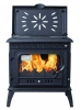 Piec piecyk koza żeliwny 12,8kW z płytą grzewczą (kolor: czarny) spełnia anty-smogowy EkoProjekt 04480186