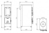 Piec wolnostojący Thorma 2,5-8,5 kW na drewno i brykiet (spaliny: tył) - spełnia anty-smogowy EkoProjekt 88879699