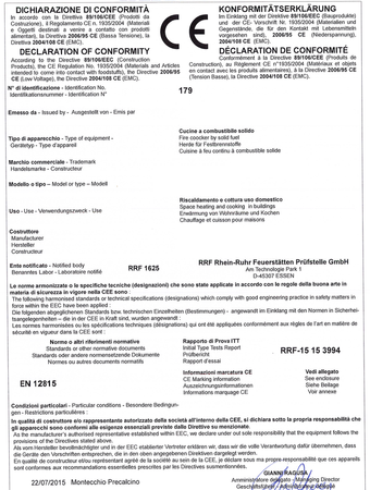 Kuchnia z piekarnikiem, angielka 7,4kW bez płaszcza wodnego (piekarnik, kolor: inox) - spełnia anty-smogowy EkoProjekt 88872744