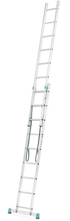 Drabina aluminiowa Aloss 2x9 na schody (wysokość robocza: 5,40m) 99674730