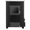 Kuchnia węglowa kocioł piec CO z płaszczem wodnym 19-25kW (kolor: czarny, średnica wylotu spalin: 148 mm) - spełnia anty-smogowy EkoProjekt 99682507