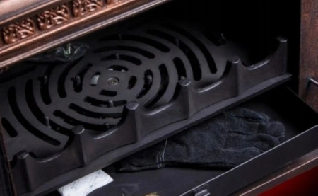 Piec koza żeliwny wolnostojący z płaszczem wodnym 5,6/8kW (kolor: czarny) - spełnia anty-smogowy EkoProjekt 04483329